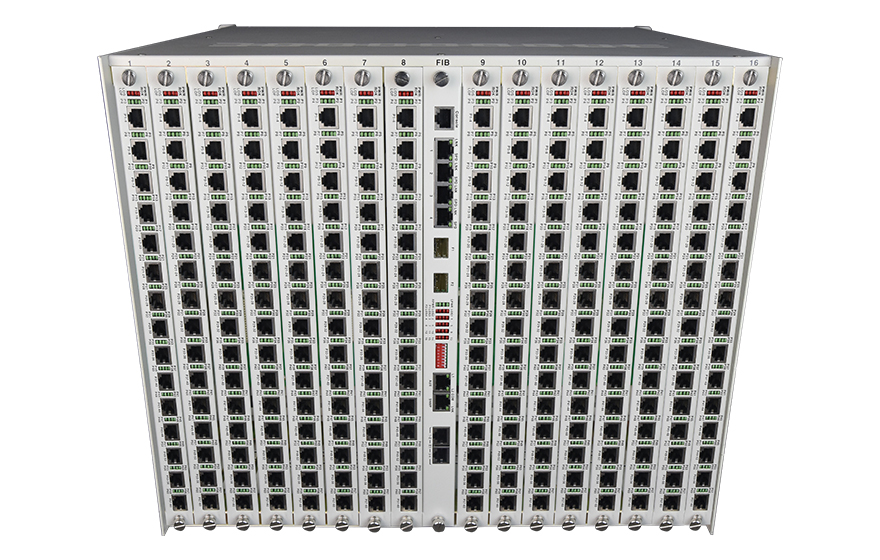 飛暢科技-960路電話光端機(jī)（8U 19英寸，SFP 1+1光備份）