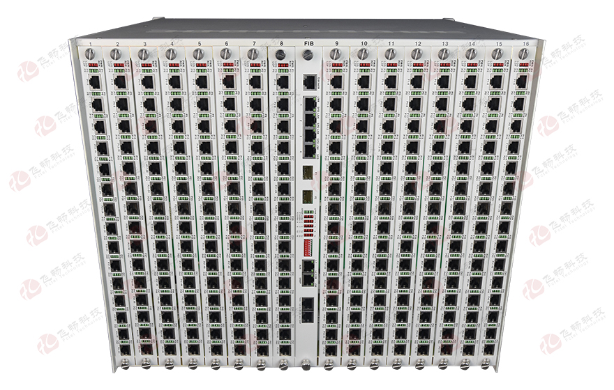 飛暢科技-960路電話光端機(jī)（8U 19英寸，SFP 1+1光備份）